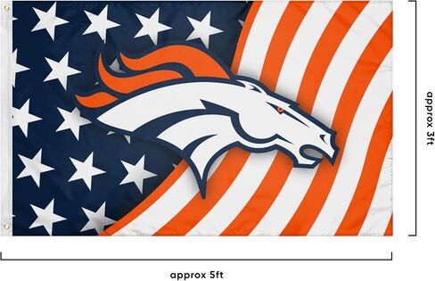 FOCO NFL Unisex-Adult NFL 3' x 5' Team Logo Horizontal Flag in Saudi Arabia