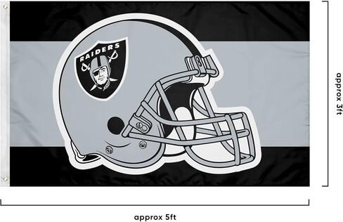FOCO NFL Unisex-Adult NFL 3' x 5' Team Logo Horizontal Flag in Saudi Arabia