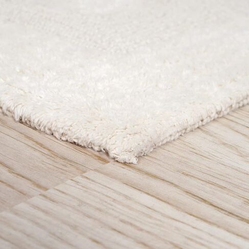 Cotton Bath Mat Set- 2 Piece 100 Percent Cotton Mats- Reversible, Soft, Absorbent and Machine Washable Bathroom Rugs By Lavish Home (Brick) in Saudi Arabia