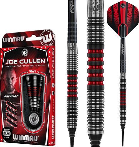 WINMAU Joe Cullen Special Edition Professional 90% Tungsten Darts Set with Flights and Stems (Shafts) in Saudi Arabia
