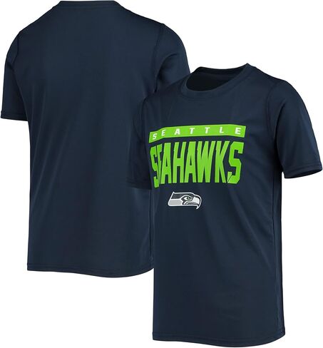 NFL Kids Youth 8-20 Blitz Team Color Polyester Primary Logo Short Sleeve Official Football T-Shirt in Saudi Arabia