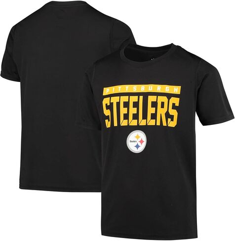 NFL Kids Youth 8-20 Blitz Team Color Polyester Primary Logo Short Sleeve Official Football T-Shirt in Saudi Arabia