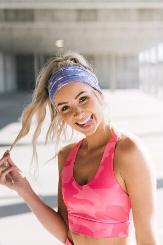 Maven Thread Combo2، عصابات رأس للتمرين للنساء، عصابات رأس واسعة للنساء، عصابة رأس للجري الرياضي للتمرين، عصابة رأس للتمرينات الرياضية واليوجا 4 بوصات سميكة غير قابلة للانزلاق للنساء، عبوة من قطعتين in Kuwait