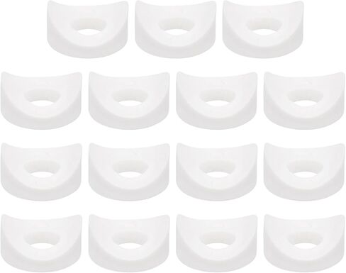 uxcell 30Pcs Plastic Round Washers, 9mm x 25mm x 10mm Black PE Concave Washer Spacer Hardware Machine Fastener for Round Tube Fixing in Saudi Arabia