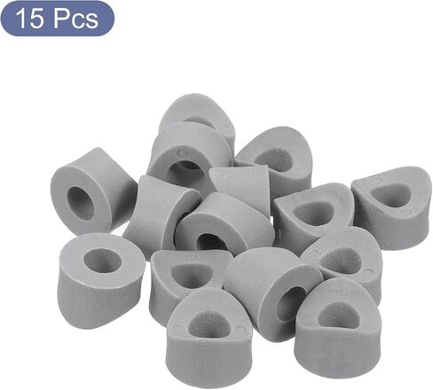 uxcell 30Pcs Plastic Round Washers, 9mm x 25mm x 10mm Black PE Concave Washer Spacer Hardware Machine Fastener for Round Tube Fixing in Saudi Arabia