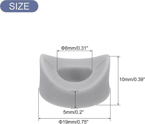 uxcell 30Pcs Plastic Round Washers, 9mm x 25mm x 10mm Black PE Concave Washer Spacer Hardware Machine Fastener for Round Tube Fixing in Saudi Arabia