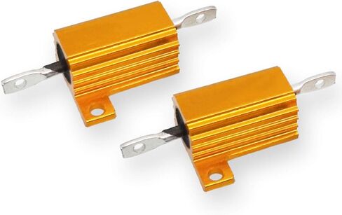 5PCS 2.7 ohm 2.7R 10W Watt Aluminum Housed Metal Case Wirewound Resistors in Saudi Arabia