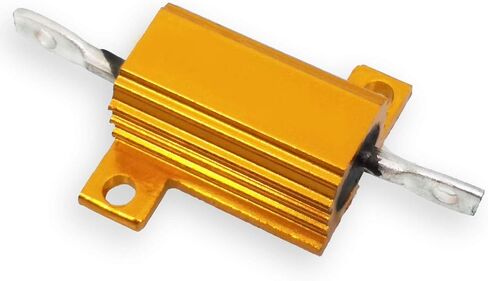 5PCS 2.7 ohm 2.7R 10W Watt Aluminum Housed Metal Case Wirewound Resistors in Saudi Arabia