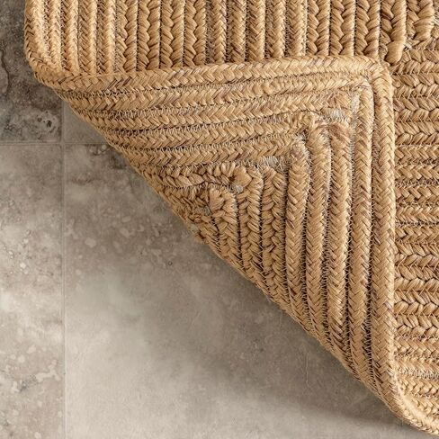 nuLOOM Rowan Solid 2x8 Indoor/Outdoor Runner Rug for Living Room Patio Deck Front Porch Entryway Hallway Kitchen, Ivory in Saudi Arabia