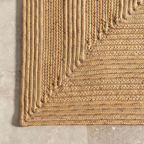 nuLOOM Rowan Solid 2x8 Indoor/Outdoor Runner Rug for Living Room Patio Deck Front Porch Entryway Hallway Kitchen, Ivory in Saudi Arabia