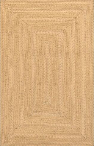 nuLOOM Rowan Solid 2x8 Indoor/Outdoor Runner Rug for Living Room Patio Deck Front Porch Entryway Hallway Kitchen, Ivory in Saudi Arabia