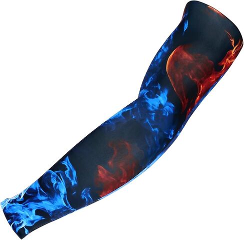 Arm Sleeves for Men,Cooling UV 50 Sun Protection,4-Way Stretch,Seamless in Saudi Arabia