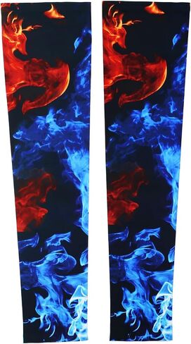 Arm Sleeves for Men,Cooling UV 50 Sun Protection,4-Way Stretch,Seamless in Saudi Arabia