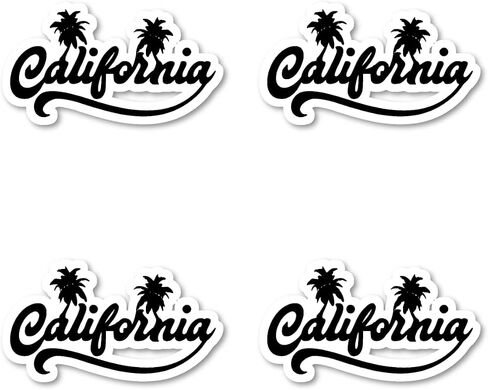 California Palm Trees Sticker California Vibes Stickers - Laptop Stickers - 2.5 Inches Vinyl Decal - Laptop, Phone, Tablet Vinyl Decal Sticker S214742 in Saudi Arabia