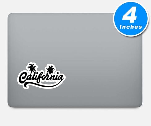 California Palm Trees Sticker California Vibes Stickers - Laptop Stickers - 2.5 Inches Vinyl Decal - Laptop, Phone, Tablet Vinyl Decal Sticker S214742 in Saudi Arabia