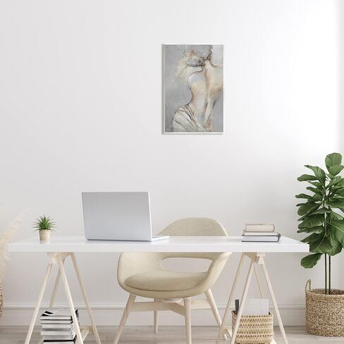 Stupell Industries Traditional Portrait Nude Woman Baroque Painting Wood Wall Art, Design By Liz Jardine in Saudi Arabia