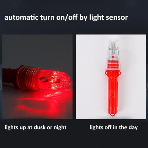 LED Fishing Strobe for Lobster or Fishing Net Marine LED Flashing Light Beacon Light Buoy Lure Night Fishing Light Sensor Warning Net Beacon Light Blue in Saudi Arabia