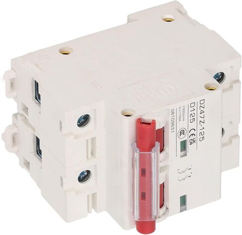 DC Miniature Circuit Breaker, 2 Pole 1000V 125Amp Isolator for Solar PV System, 35mm DIN Rail Installation PV Circuit Breaker, Voltage Arrester Device (Blue) in Kuwait
