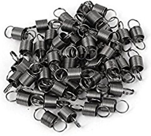 0.4 مللي متر × 4.5 × 12 مللي متر خطاف معدني مزدوج زنبرك توتر صغير 100 قطعة in Kuwait