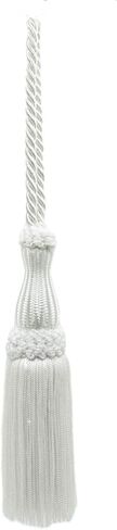 Decorative Silky Key Tassel with 4" Loop, 5" Tassel (12.5cm), (SKT-PY) / Light Gold #B7 (Light Yellow Gold) Individually Sold in Saudi Arabia