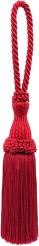 Decorative Silky Key Tassel with 4" Loop, 5" Tassel (12.5cm), (SKT-PY) / Light Gold #B7 (Light Yellow Gold) Individually Sold in Saudi Arabia