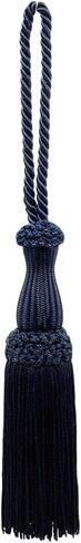 Decorative Silky Key Tassel with 4" Loop, 5" Tassel (12.5cm), (SKT-PY) / Light Gold #B7 (Light Yellow Gold) Individually Sold in Saudi Arabia
