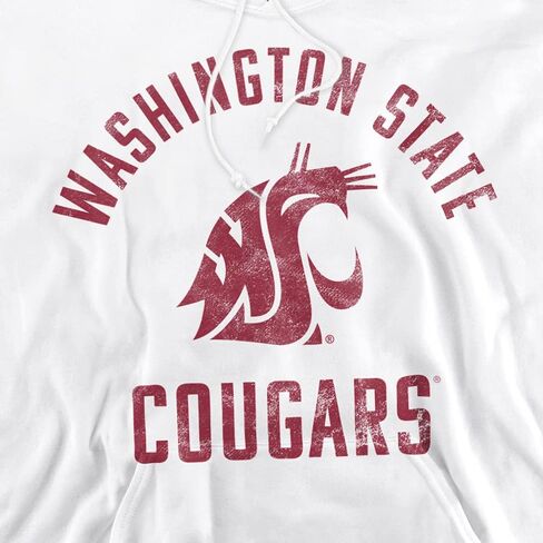 Washington State University Official One Color Logo Unisex Adult Pull-Over Hoodie in Saudi Arabia