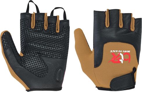 Kids Children Boys Girls Wheelchair Gloves Mobility Disability Fingerless Long Thumb Leather Palm Cycling Gloves in Saudi Arabia