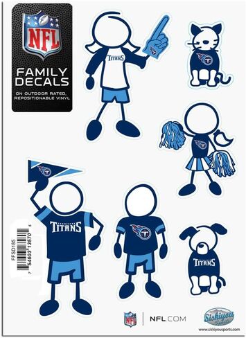 Siskiyou NFL Fan Shop Family Decal Set Small in Saudi Arabia