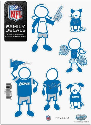 Siskiyou NFL Fan Shop Family Decal Set Small in Saudi Arabia