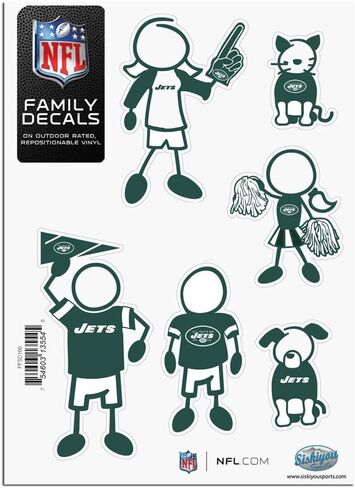 Siskiyou NFL Fan Shop Family Decal Set Small in Saudi Arabia
