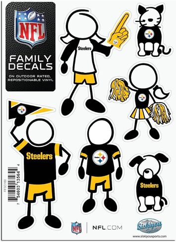 Siskiyou NFL Fan Shop Family Decal Set Small in Saudi Arabia