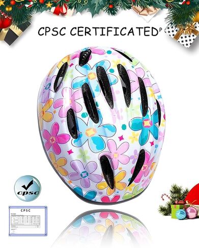 Girl Helmet for Bike,Kids Bike Pink Helmet for Girls Approximately Ages 3-10 Years Adjuastable and Multi-Sport, from Toddler to Kids CPSC Certicated in Saudi Arabia