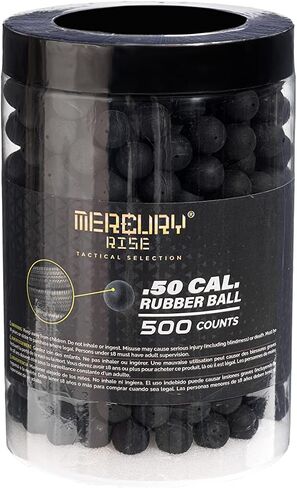 Mercury Rise Self Defense Rubber Ball Ammo for Training Pistol Paintball Gun in Saudi Arabia