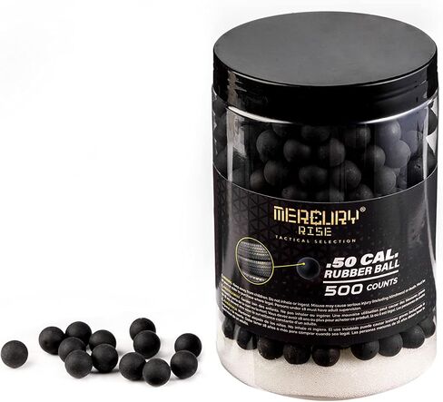 Mercury Rise Self Defense Rubber Ball Ammo for Training Pistol Paintball Gun in Saudi Arabia
