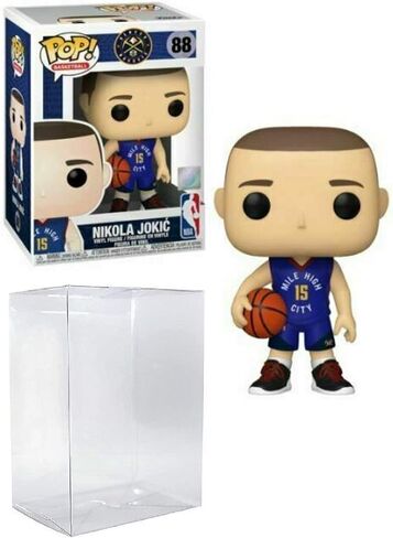Nikola Jokic Denver Alternate Jersey #88 Pop Sports NBA Action Figure (Bundled with Pop Protector to Protect Display Box) in Saudi Arabia