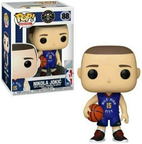 Nikola Jokic Denver Alternate Jersey #88 Pop Sports NBA Action Figure (Bundled with Pop Protector to Protect Display Box) in Saudi Arabia