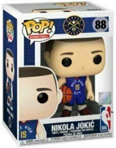 Nikola Jokic Denver Alternate Jersey #88 Pop Sports NBA Action Figure (Bundled with Pop Protector to Protect Display Box) in Saudi Arabia