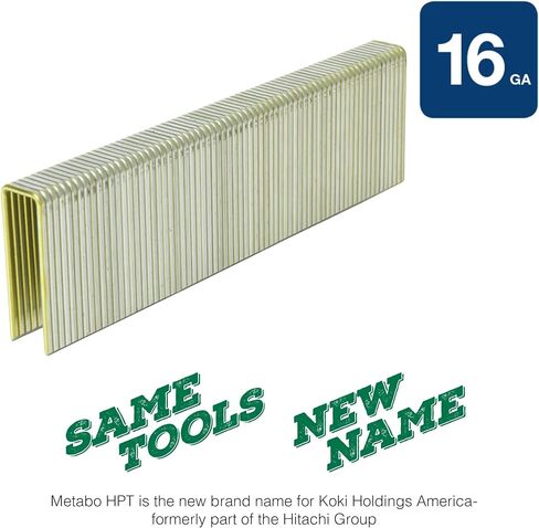 دبابيس سقف Metabo HPT، 1 بوصة × 7/8 بوصة، 16 قياس، مجلفنة، عدد 10000 (11301HPT) in Saudi Arabia