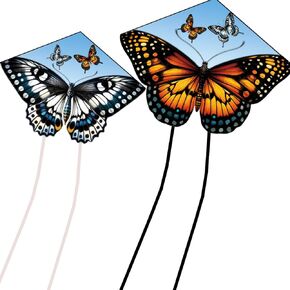 2 pcs Butterfly Kites with Kite String, for Adults and Kids, Perfect for Beach & Outdoor Fun, Easy to Assemble and Fly(31″x23″) in Saudi Arabia