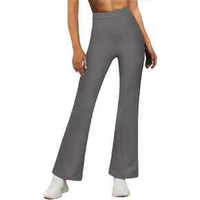 WBQ Womens Flare Yoga Pants High Waist Bootcut Bell Bottom Leggings with Tummy Control Workout Gym Flared Leggings
