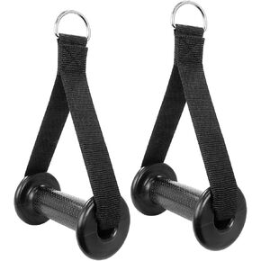 Luwint Excercise Handles, Heavy Duty Cable Machine Attachments Resistant Band Handles Gym Equipment Accessories, 1 Pair