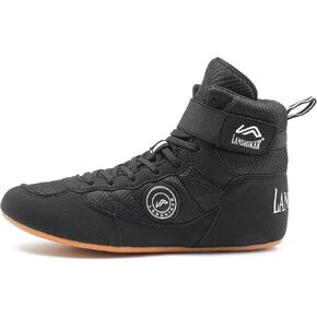 Wrestling Shoes Men Black Boxing Shoe for Men