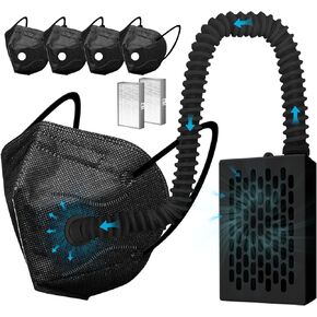 Breathable Powered Air Purifying Maskes with HEPA Filter for Dust, Sanding, Polishing, Woodworking,weeding,Protection works