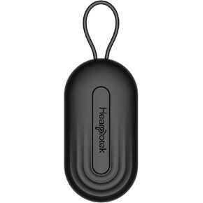 Hearprotek Earplug Cases, Portable Earplug Holder, Mini Storage Case Earbud Plug Organizer Ear Plug Case Durable Small Carrying Case for Travel, Business Trip (Black)