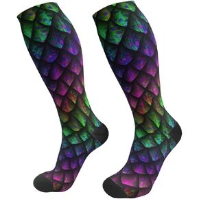 Compression Socks Women And Men For Nurses Travel Pregnancy Recovery Running Athletic