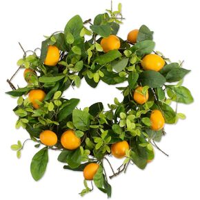 DII Spring & Summer Decorative Wreath, 22" Diameter, Sunflower