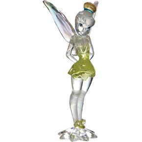 Enesco Facets Disney Tinker Bell Standing Pose Figurine, 4 Inch, Multicolor