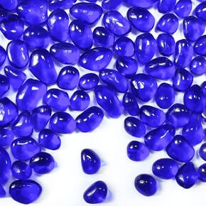 0.88LB Light Purple Fish Tank Gravel Aquarium Glass Stones Glass Pebbles Aquarium Gravel Rocks Fish Tank Rocks, Beads Pebbles Rock Sand Glass Gems Stones for Vase Filler Turtle Fish Tank Decoration