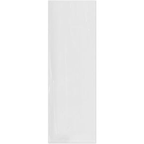 Plymor 6" x 15" (Pack of 100), 2 Mil Flat Open Clear Plastic Poly Bags